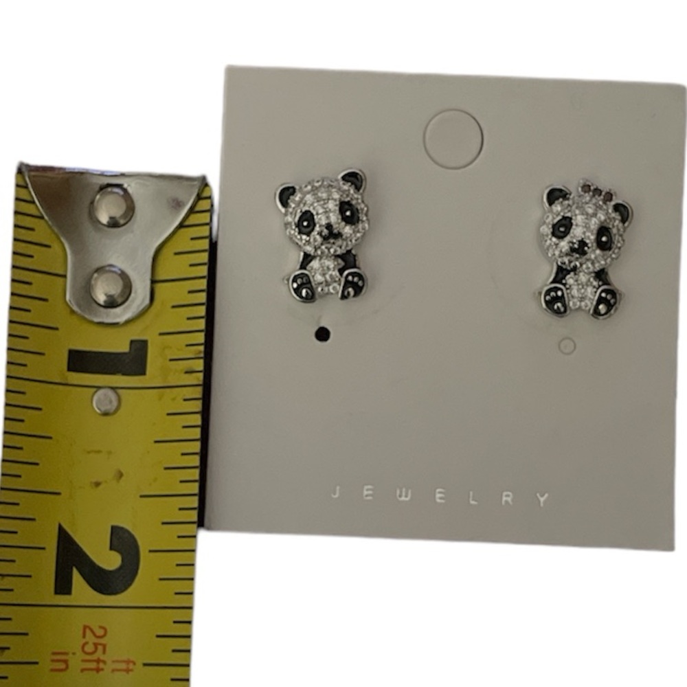 🐼 Panda Earrings - Picture 3 of 3